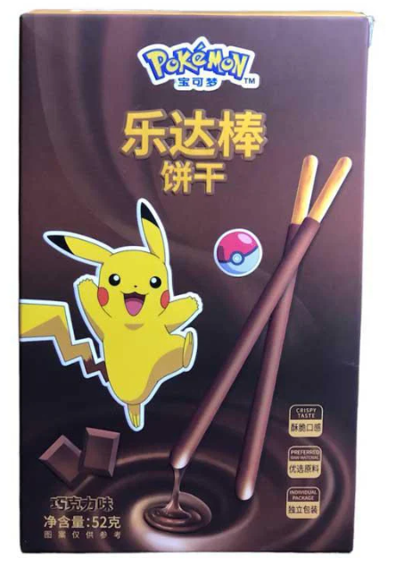 Exotic Asian Pokemon Sticks & Biscuits