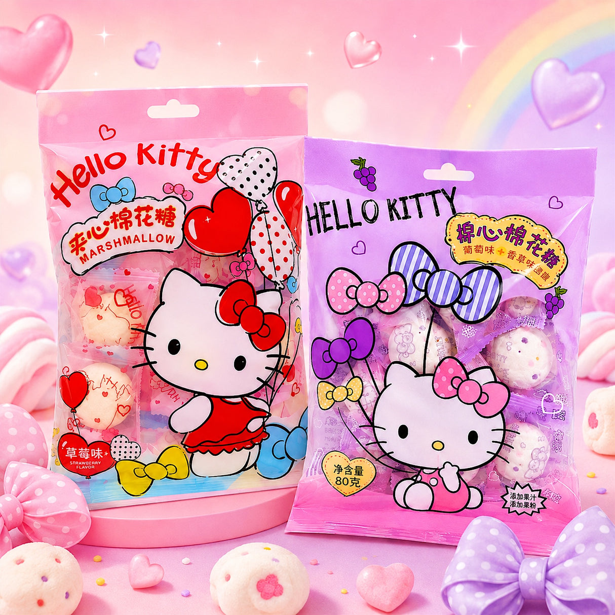 Hello Kitty Marshmallows 8-Pack