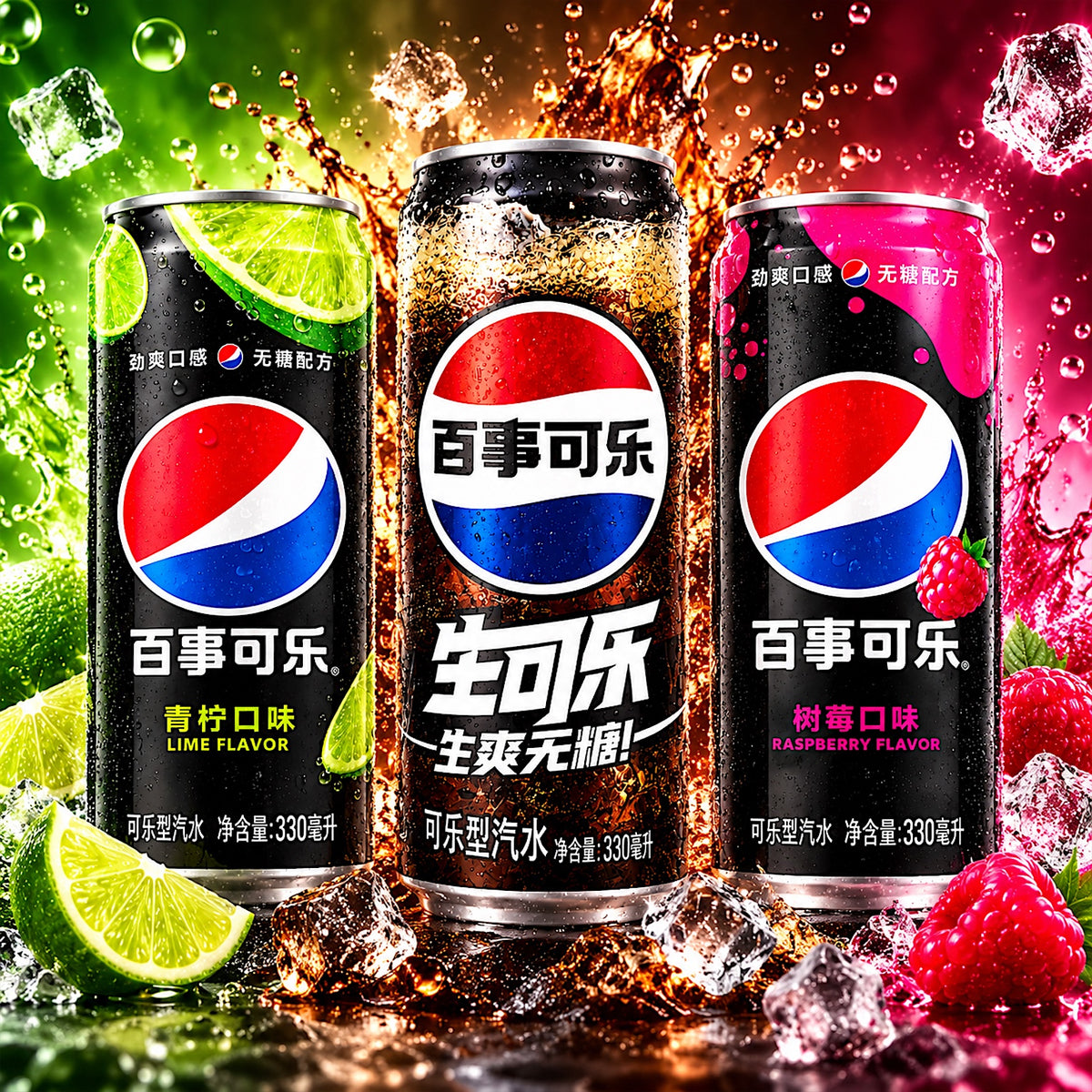 Exotic Asian Pepsi Cola Can 24-Pack