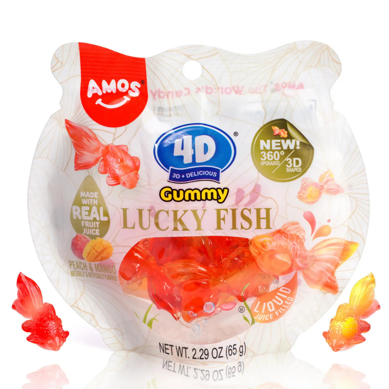 Amos 4D Gummy Candy 6oz Bags