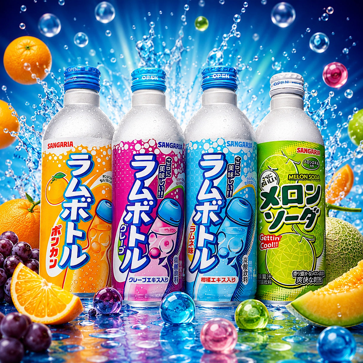 Sangaria Ramune Aluminum Bottle