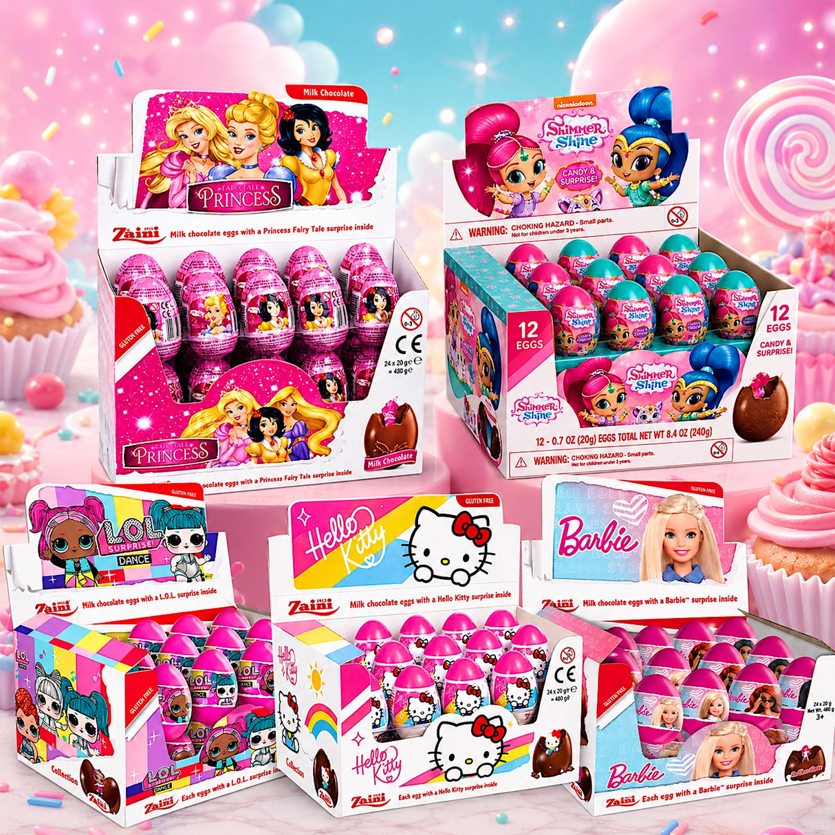 Zaini Cartoon Toy Eggs