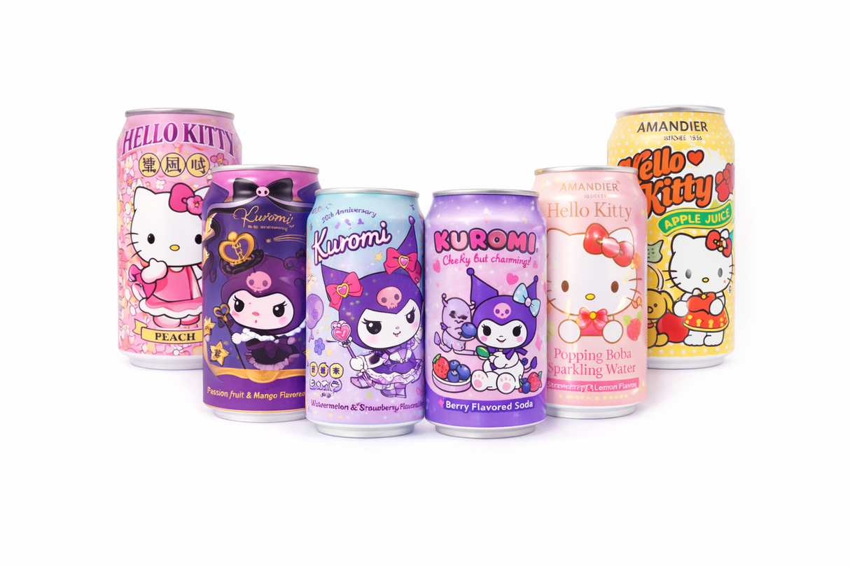 Hello Kitty and Kuromi