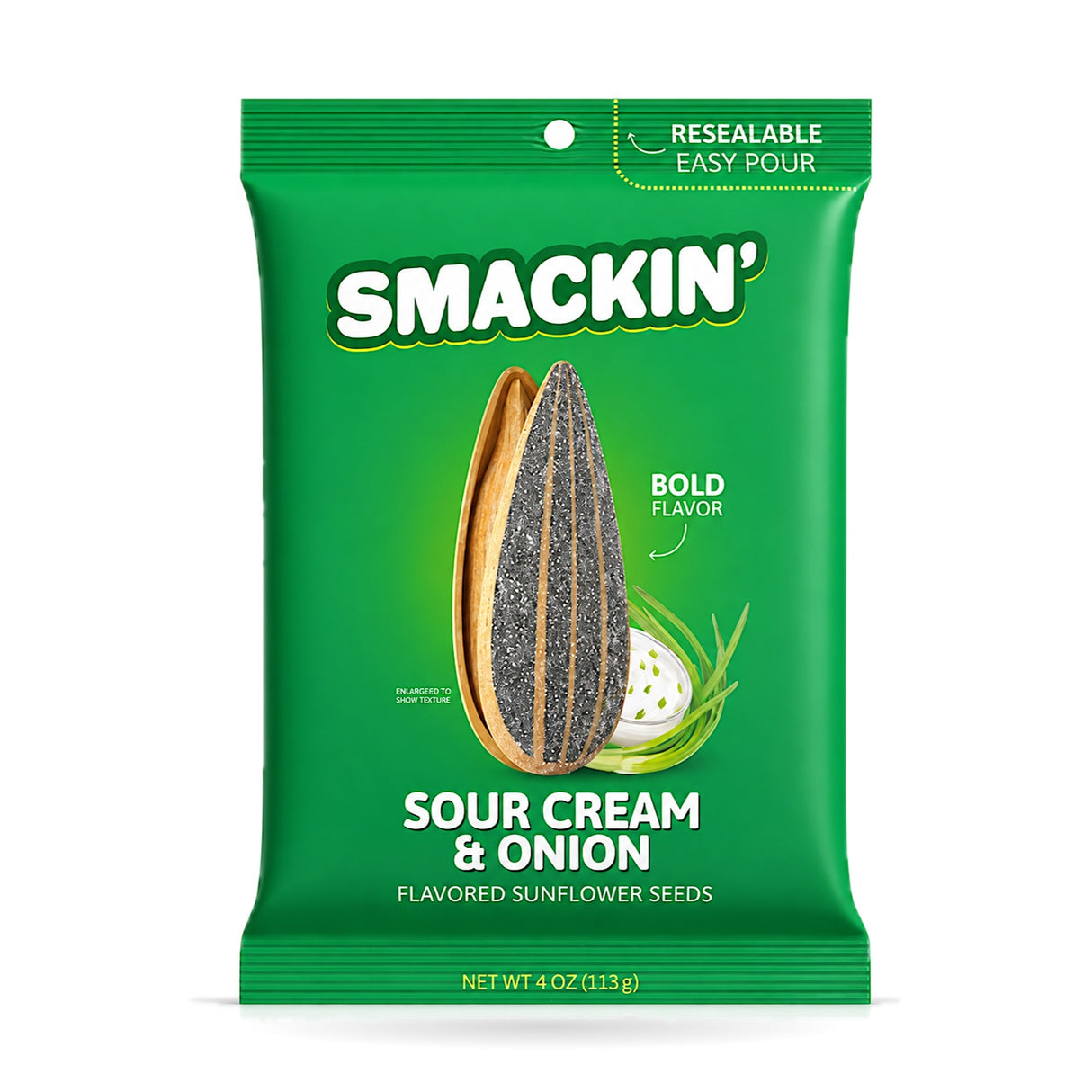Smackin' Sunflower Seeds 4oz Bags