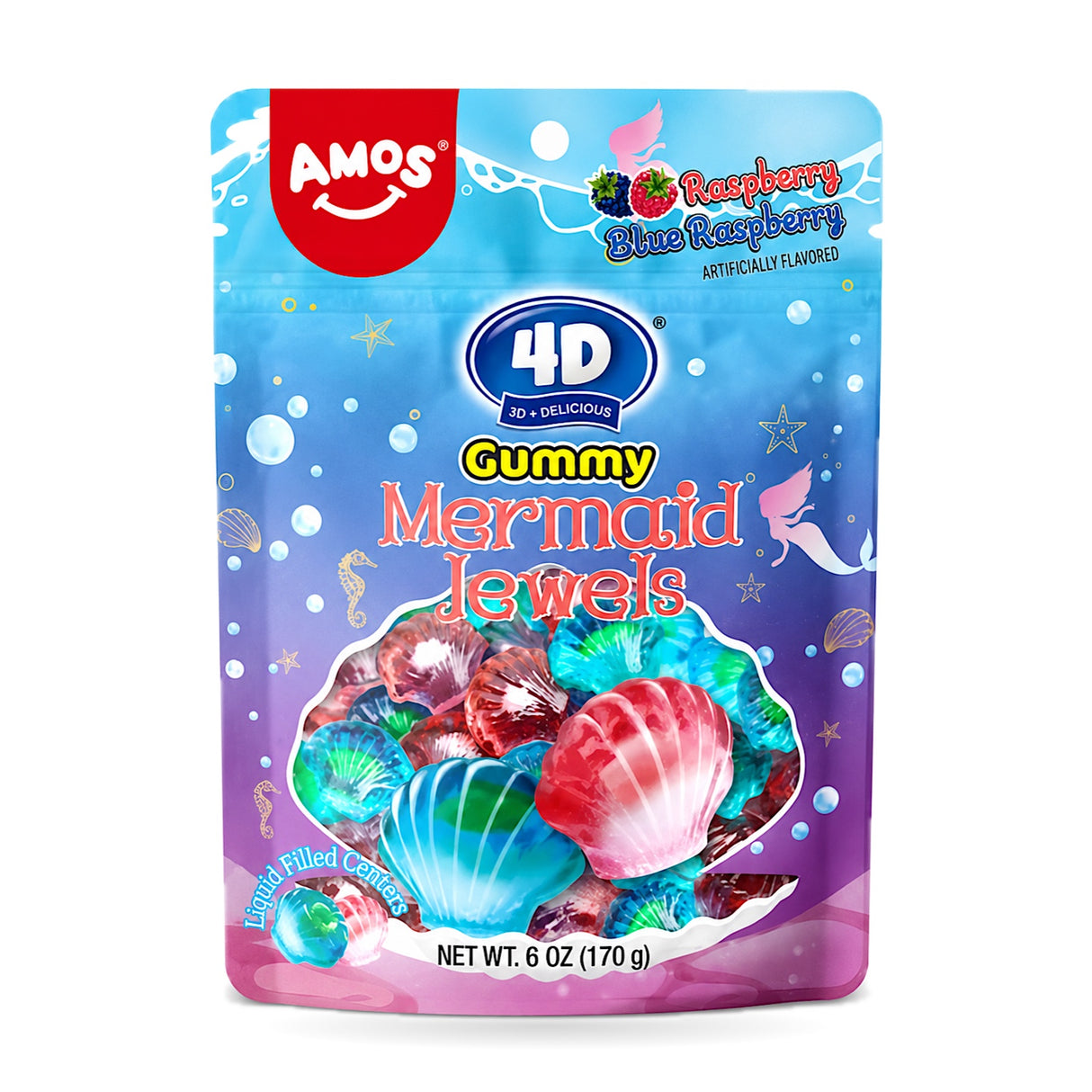 Amos 4D Gummy Candy 6oz Bags