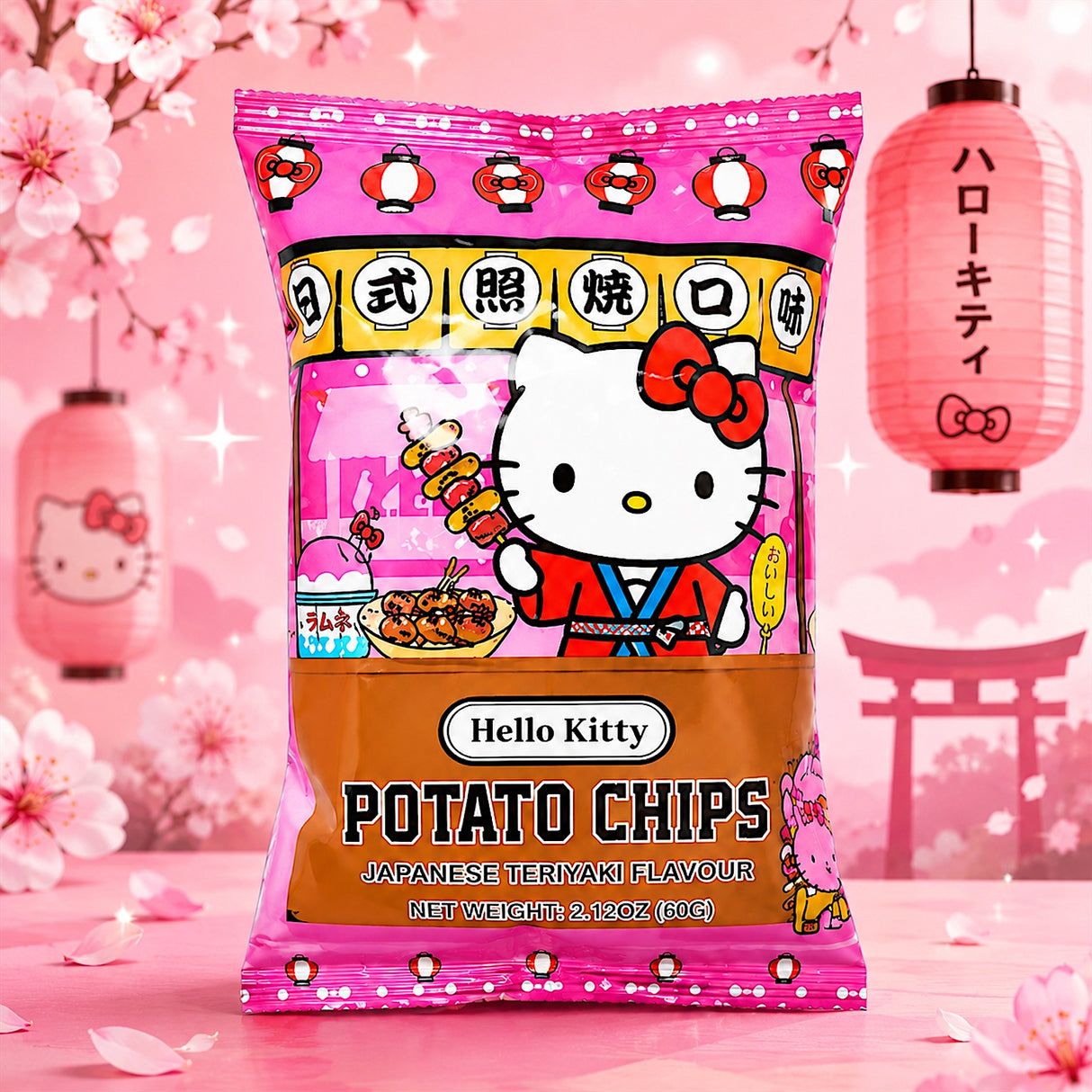 Hello Kitty Teriyaki Chicken Chips 10-Pack