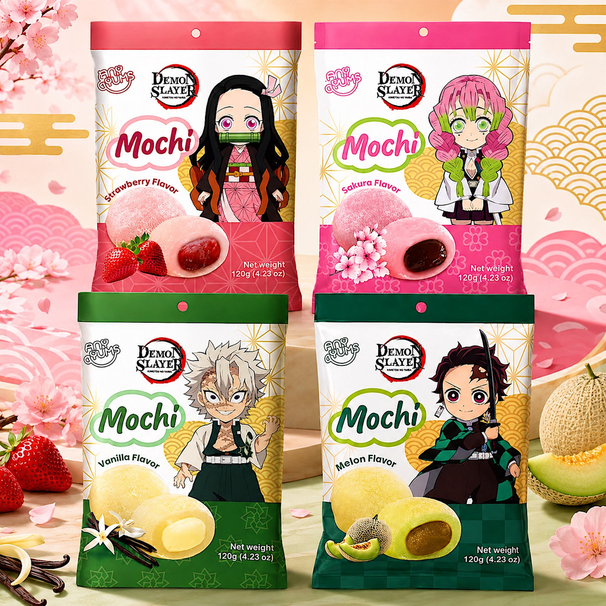 Demon Slayer Mochi Peg Candy