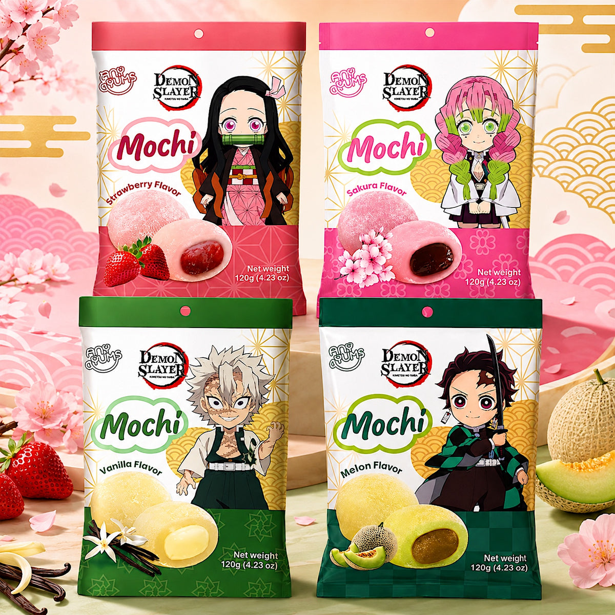 Demon Slayer Mochi Peg Candy