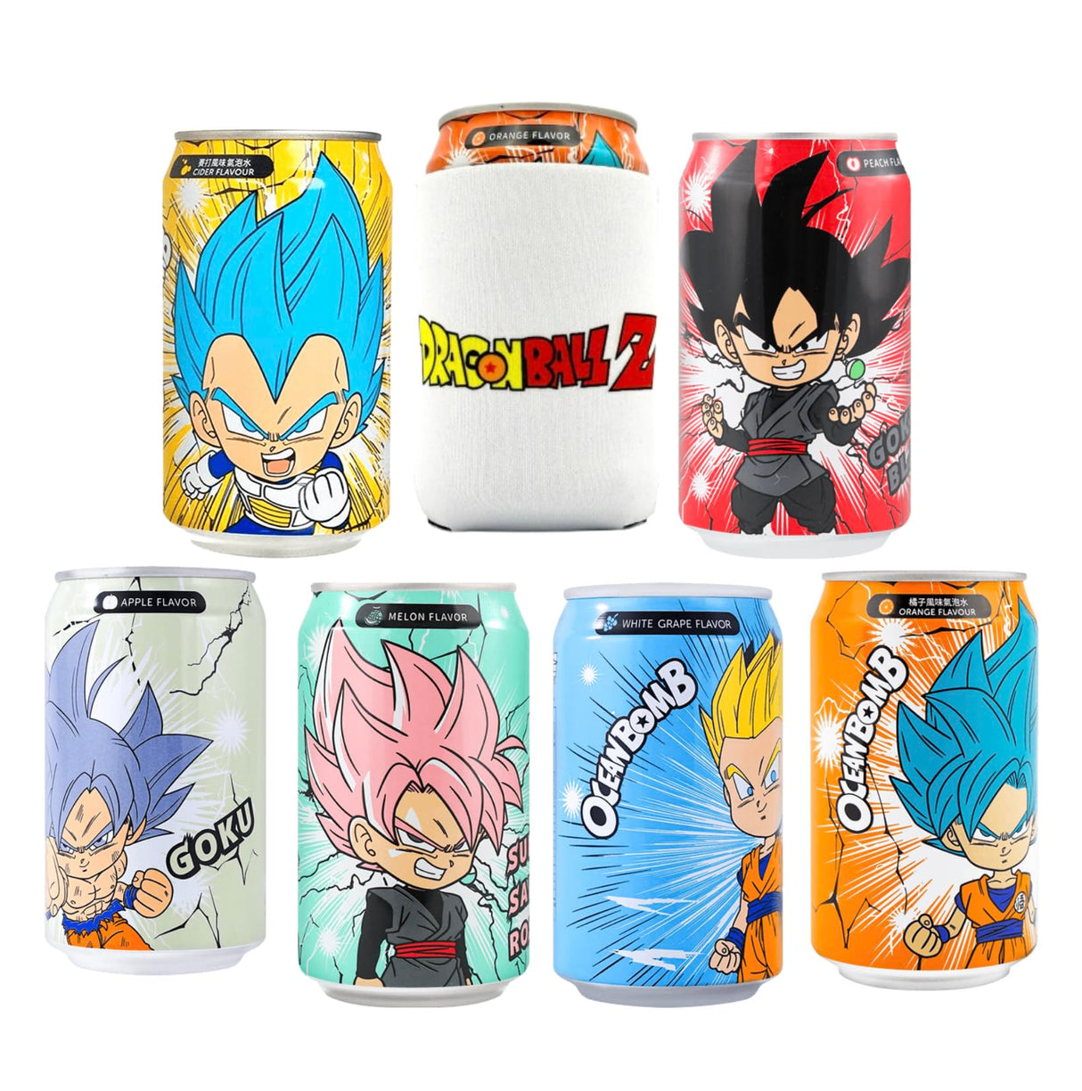 OceanBomb Dragon Ball Z Sodas