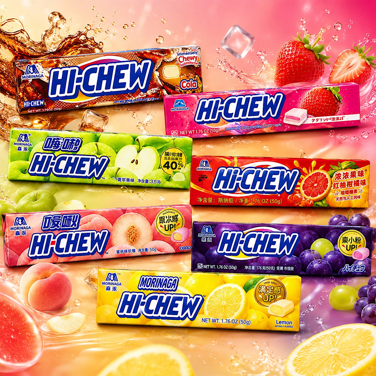 Exotic Hi-CHEW Flavors