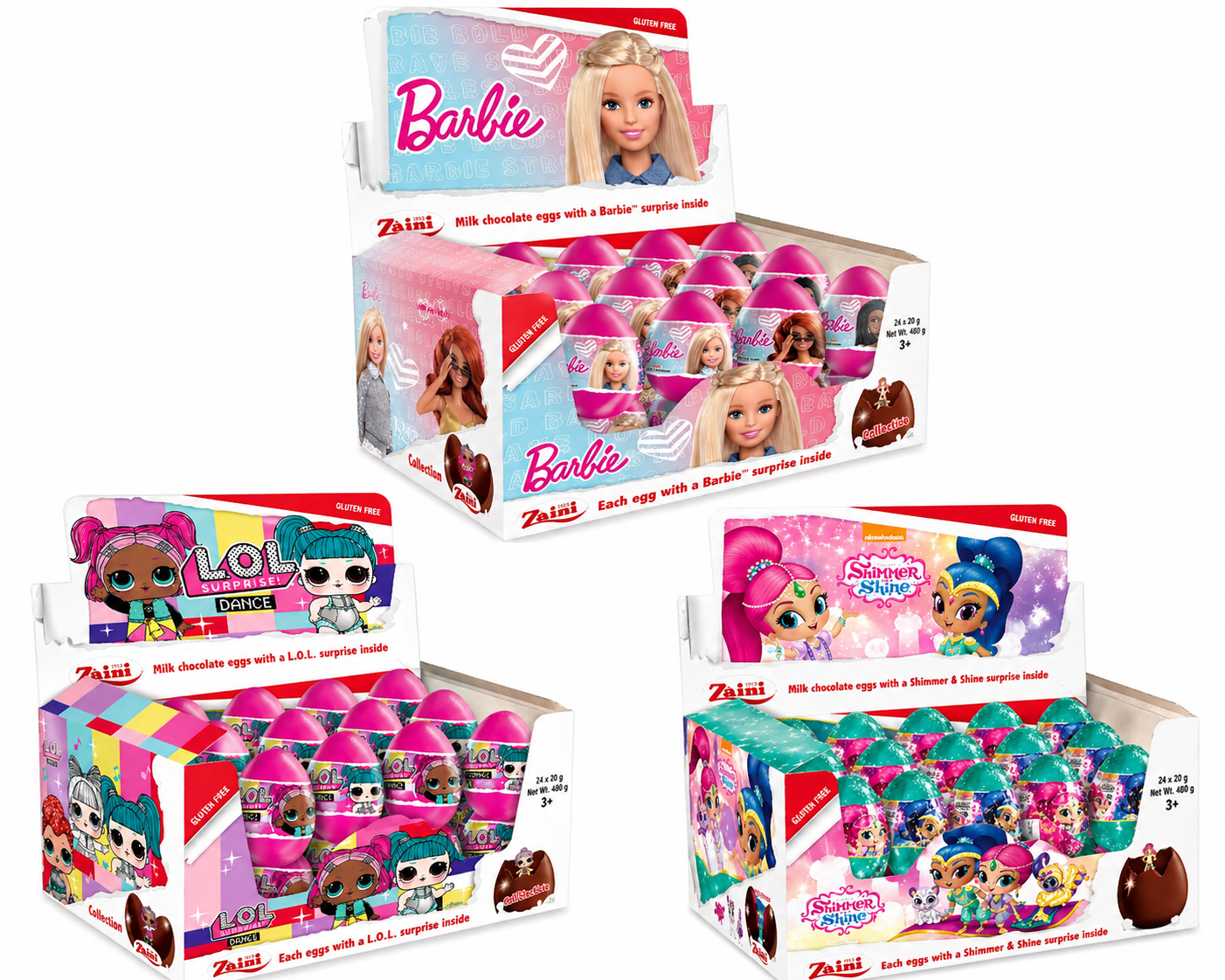 Zaini Cartoon Toy Eggs