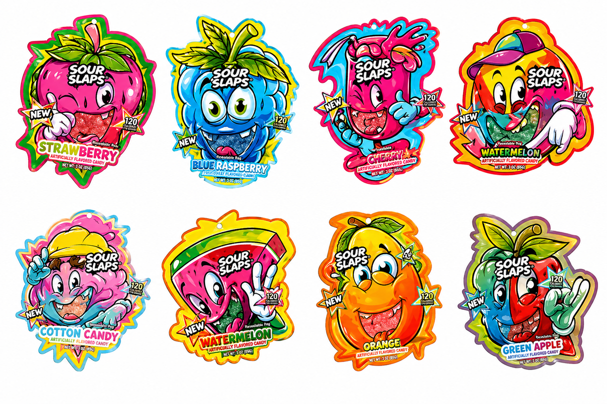 Sour Slaps 3.4oz 8-Pack