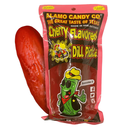 Alamo Candy Cherry Flavored Dill Pickle 12/Box