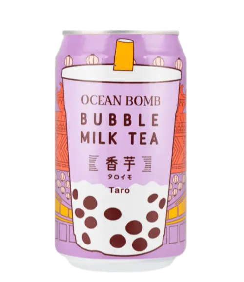 Ocean Bomb Exotic Bubble Milk Tea Taro