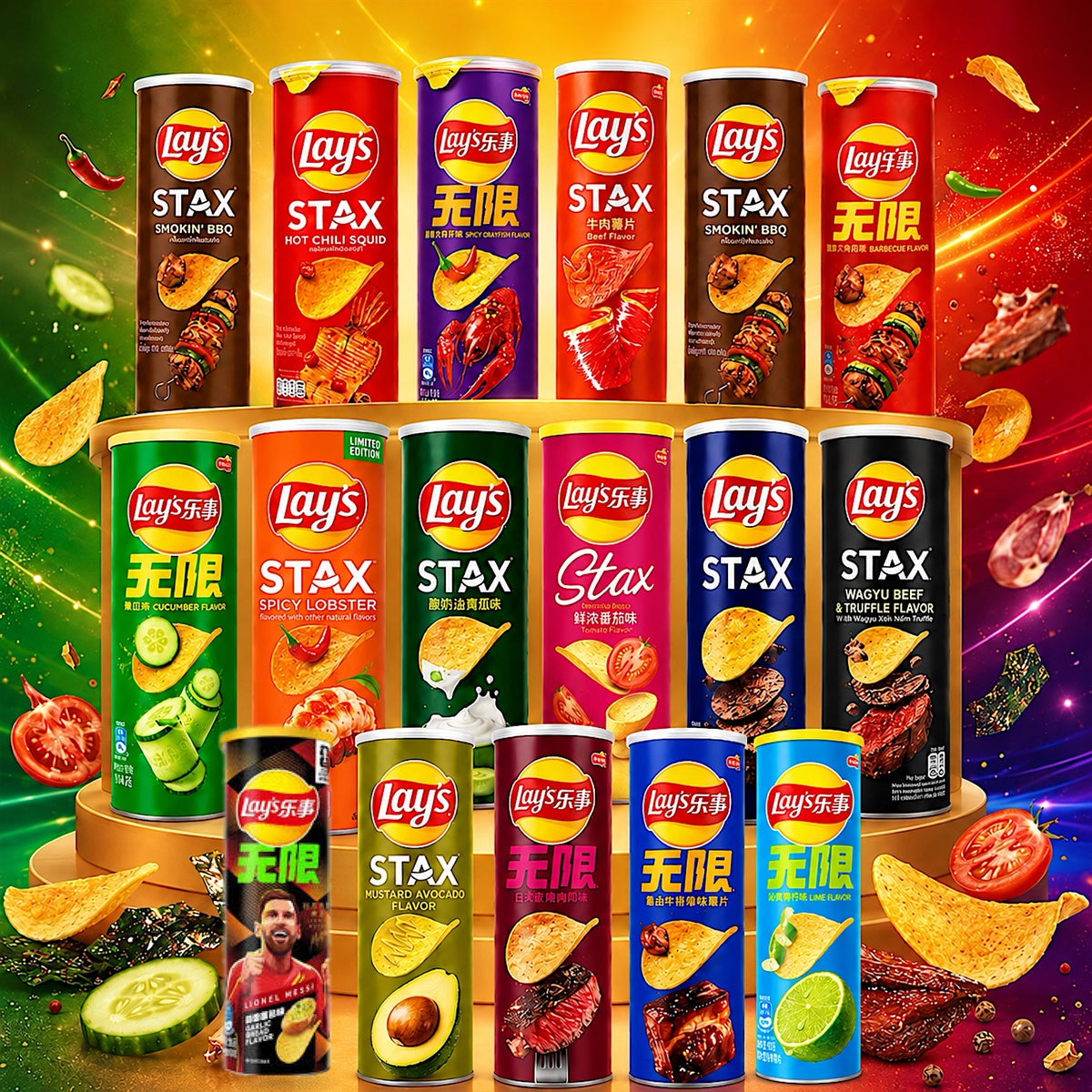 Exotic Asian Lay's Stax Flavors