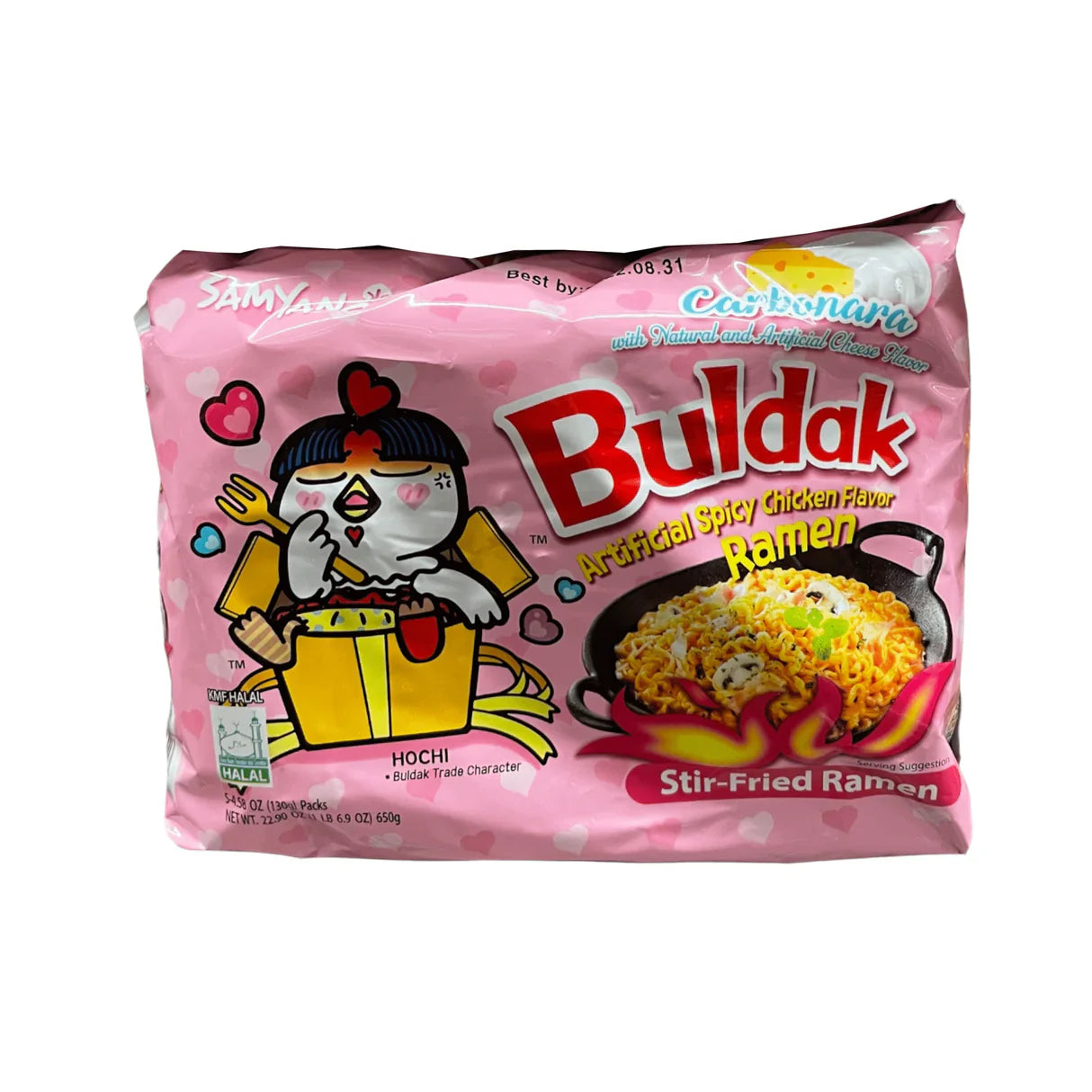 Buldak Ramen   Carbonara Spicy Chicken 5/Pk