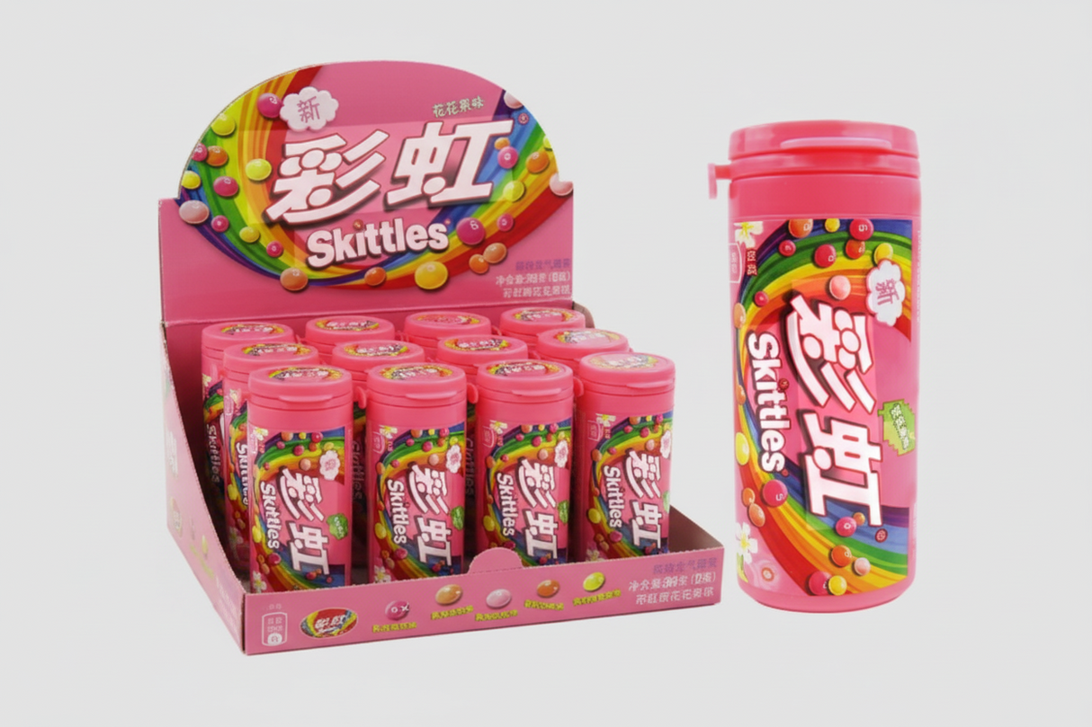 Exotic Skittle Tubes 30g/12-Packs