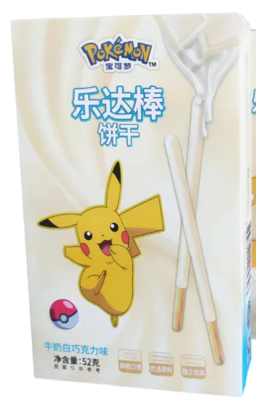 Exotic Asian Pokemon Sticks & Biscuits