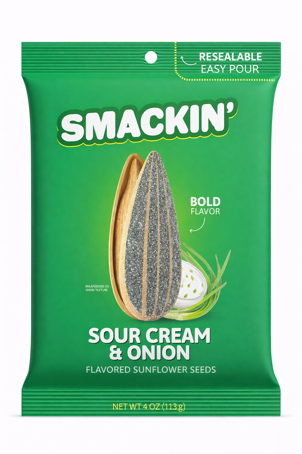 Smackin' Sunflower Seeds 4oz Bags