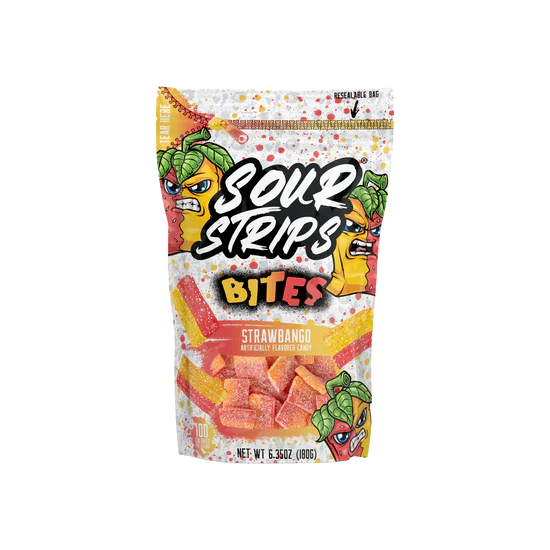 Sour Strip Bites Gummy Candy 6.35oz