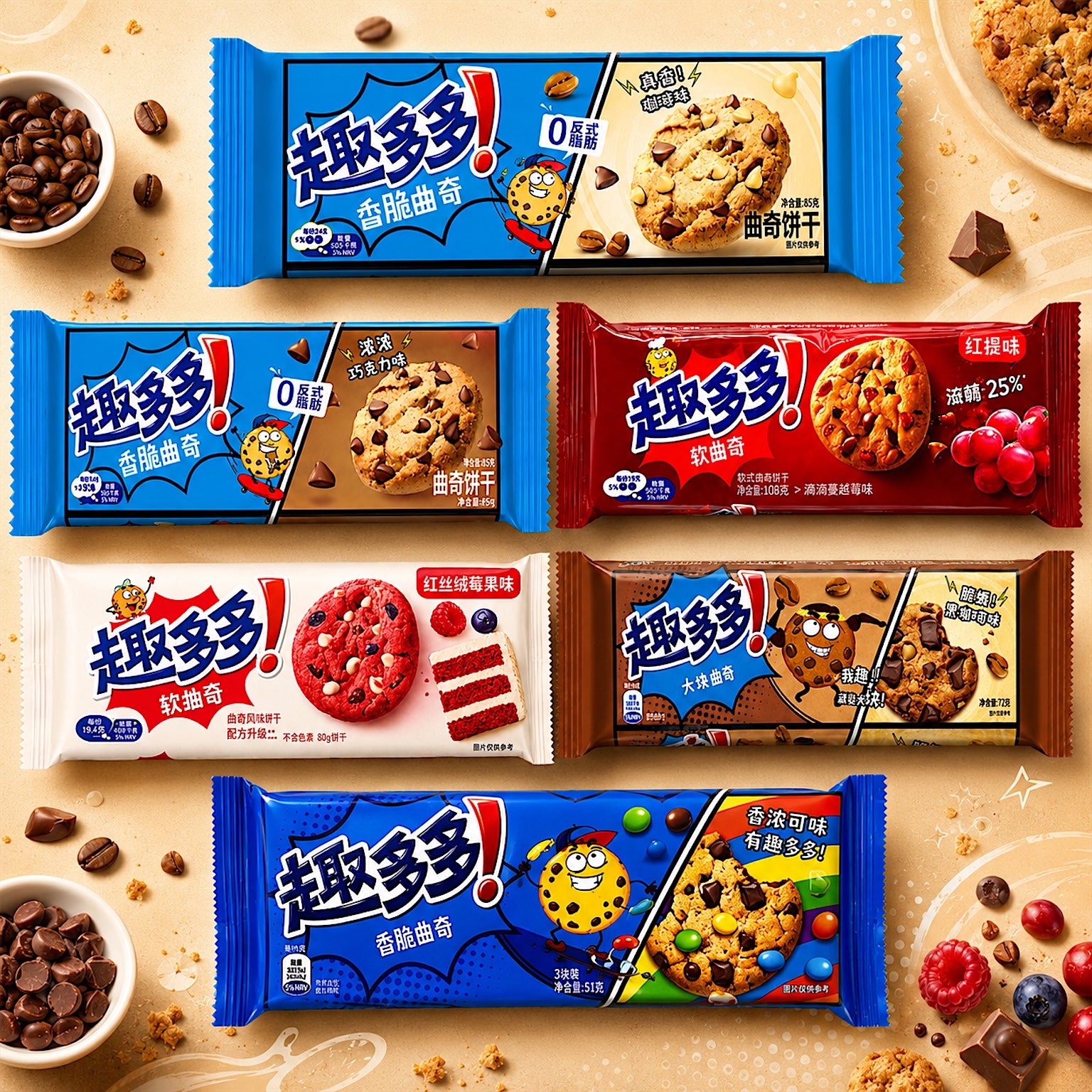 Exotic Asian Chips Ahoy Cookies – Sahara Snacks Wholesale