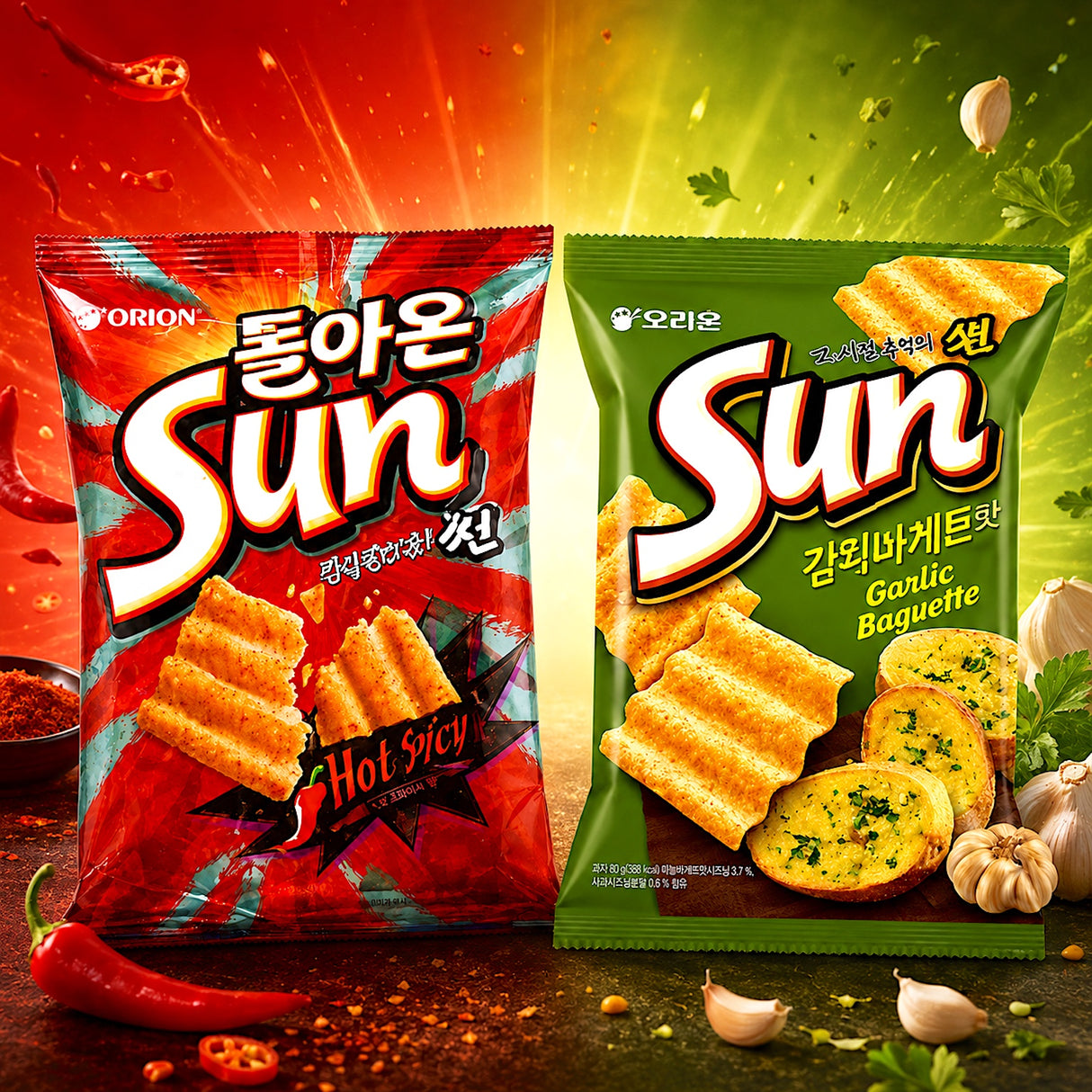Exotic Asian Sun Chips