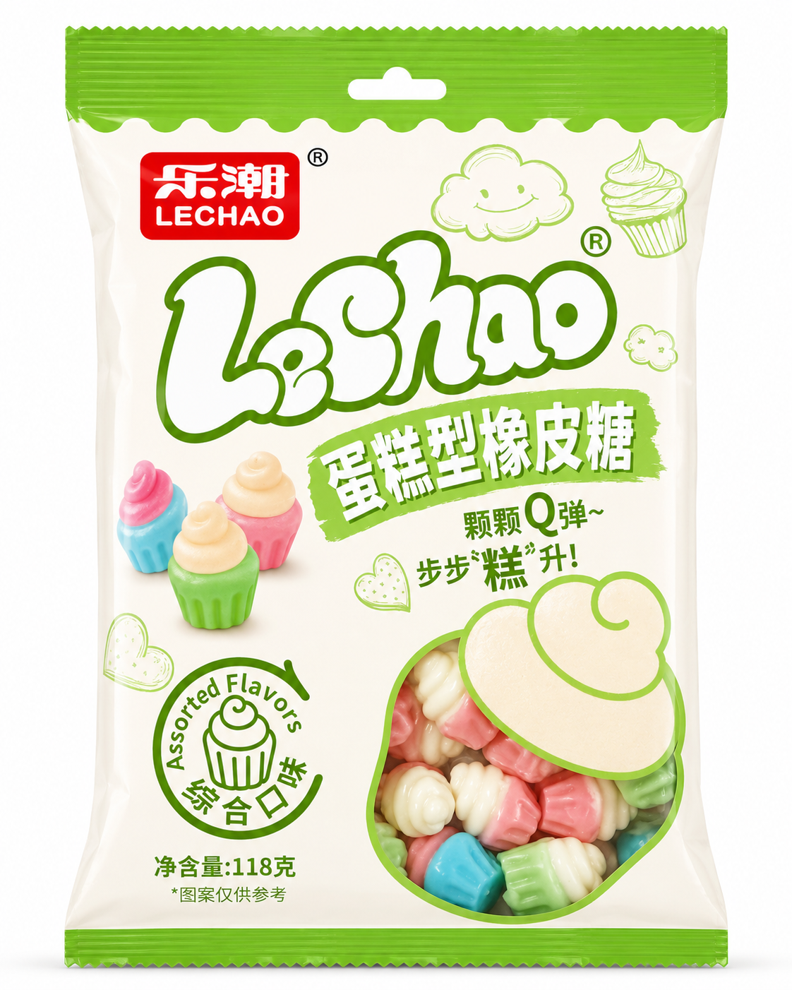 Lechao Candy 3D Gummies 12/118g