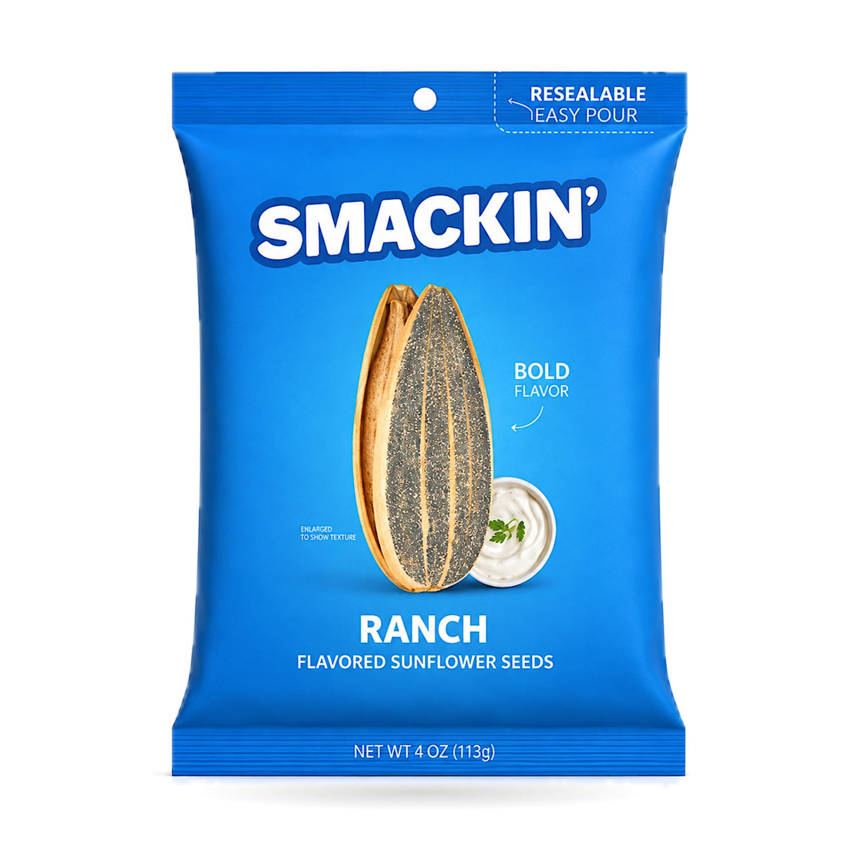 Smackin' Sunflower Seeds 4oz Bags