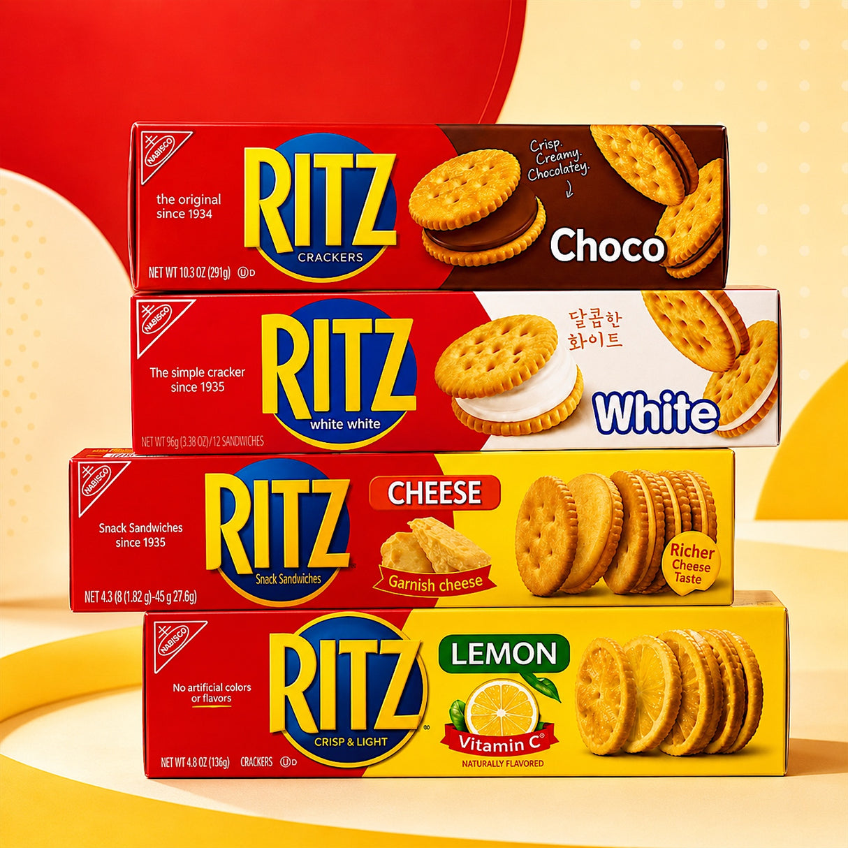 Exotic Ritz Sandwich Crackers Flavors
