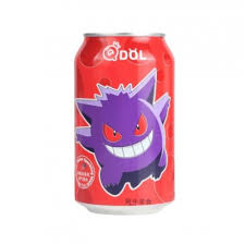 Pokémon Qdol Gengar Strawberry Sparkling Water